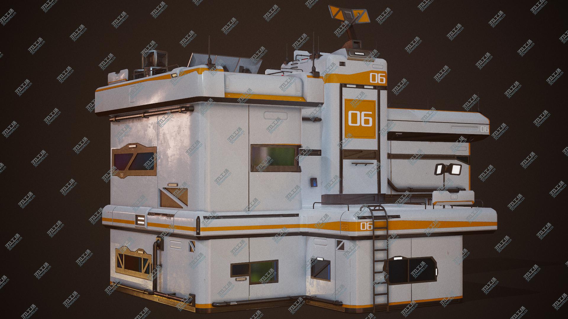 images/goods_img/202105073/3D Interplanetary Modular Sci-Fi Facility With The Drone Bay/5.jpg